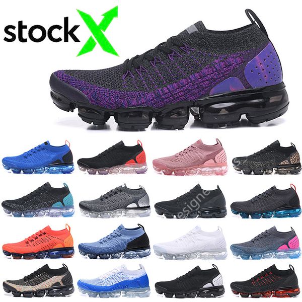 special offer 2018 fly 2.0 triple black white mens running shoes women breathable red blue chaussures knit cushion sneakers trainers zapatos